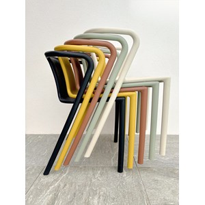 Fauteuil de jardin empilable en polypropylène