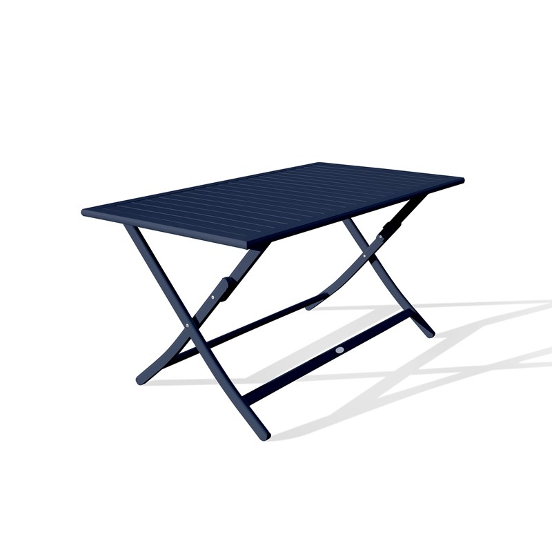 Dcb Garden - Table de jardin pliante en aluminium