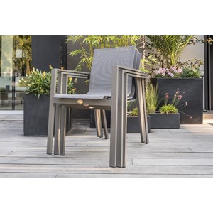 Lot de 2 fauteuils de jardin zahara