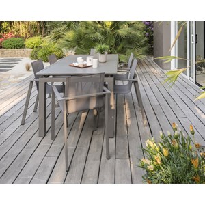 Lot de 2 fauteuils de jardin zahara