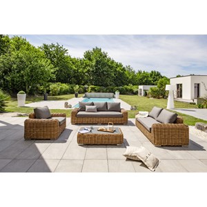 Salon bas de jardin borabora