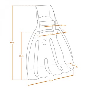 Lot de 2 pelles à feuilles