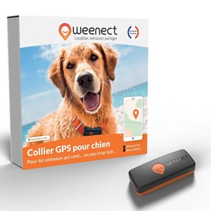 Weenect chien xs - collier gps chien