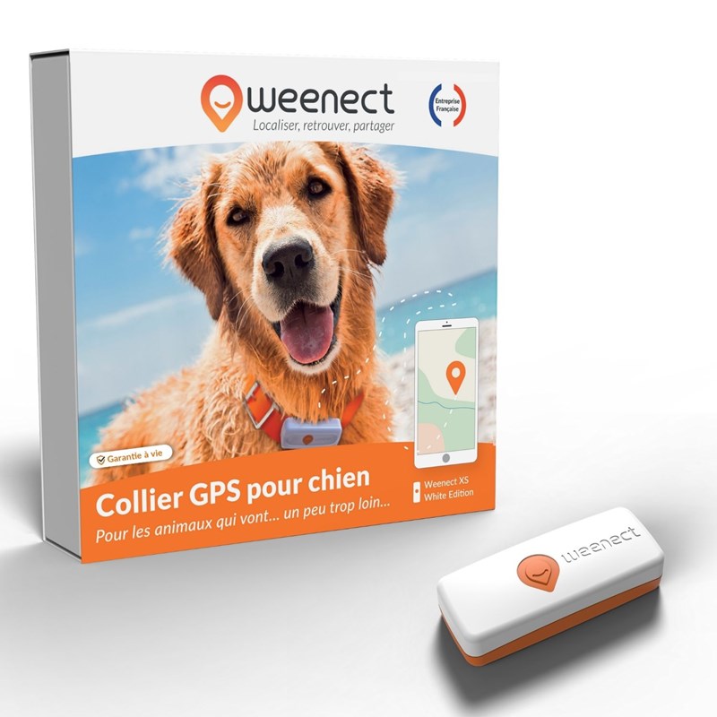 Weenect - Weenect chien xs -  collier gps chien