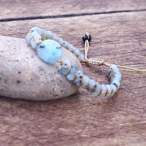Bracelet bohême et volupté en jaspe