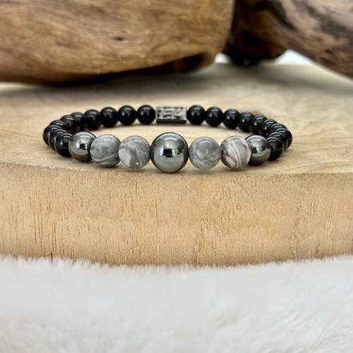 Les énergies positives - Bracelet protection en labradorite