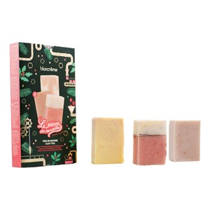 Trio savons pour le corps - fraise, pamplemousse & coco
