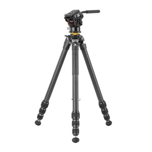 Trépied carbone veo5 pv-14, rotule fluide. Ultra-léger. Charge 8 kg.