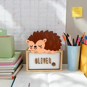 Lampe à poser personnalisable - hériss