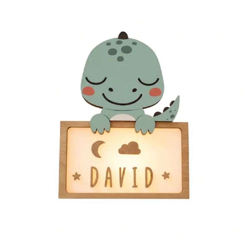 Lampe à poser personnalisable - dinosau