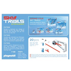 Sky trails rail de basculement
