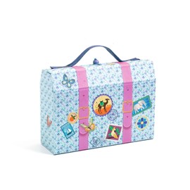 Valise papeterie marie - les voyages