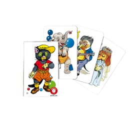 Jeu de cartes - mistigri retro chat