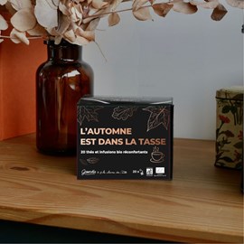 Coffret de 20 sachets de thé automne