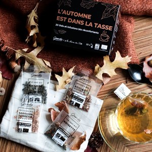 Coffret de 20 sachets de thé automne
