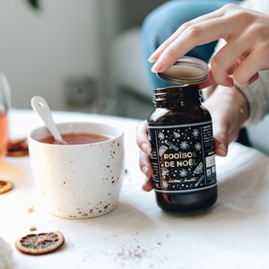 Rooïbos de noël bio - bocal en verre