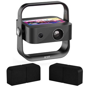 Vidéoprojecteur android 4k wifi écran 7' enceinte bluetooth 20w