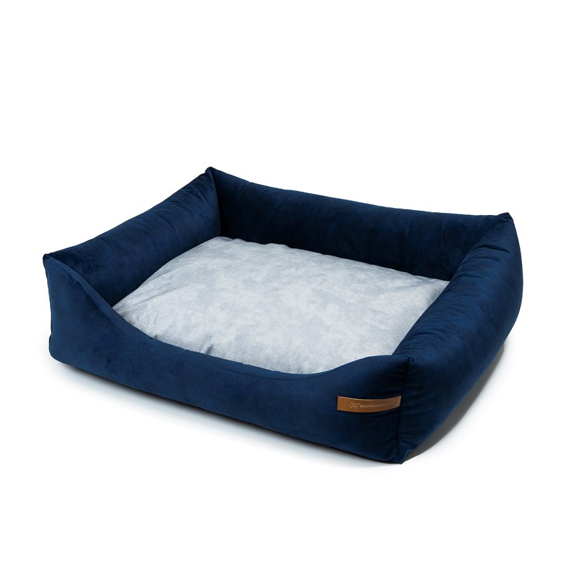 Frida lit chien 2 en 1 bleu-gris s