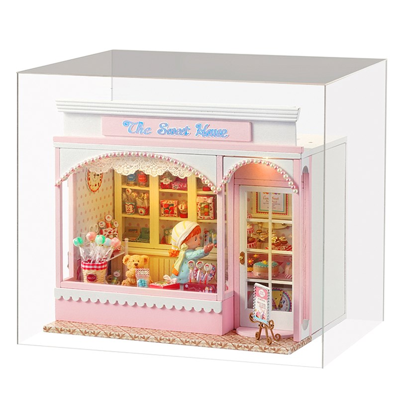 Magasin de bonbons. Maquette 3d.