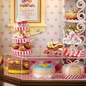 Magasin de bonbons. Maquette 3d.