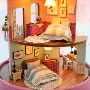 Trouver un foyer. Maquette 3d réaliste avec de grands détails.