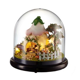 Collection ensemble autour, jardin vert. Maquette 3d réaliste.