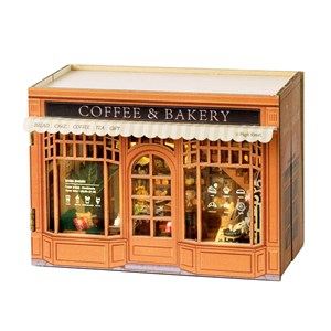 Collection cube fantastique, temps de bagel. Maquette pliable 3d réaliste.