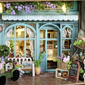 Collection cube fantastique, jardin de molly. Maquette pliable 3d réaliste.