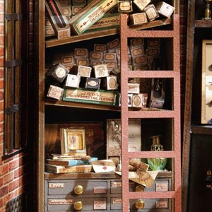 Une maison pleine de magie. Maquette 3d réaliste avec de grands détails.