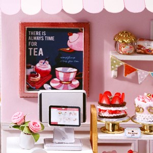 Collection coin de bonheur, douce conversation. Maquette 3d réaliste.