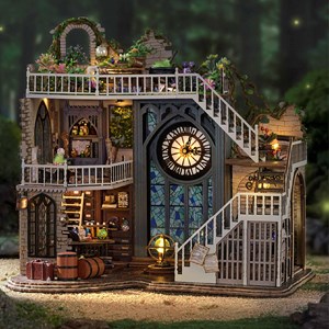 La maison magique. Maquette 3d réaliste avec beaucoup de détails.