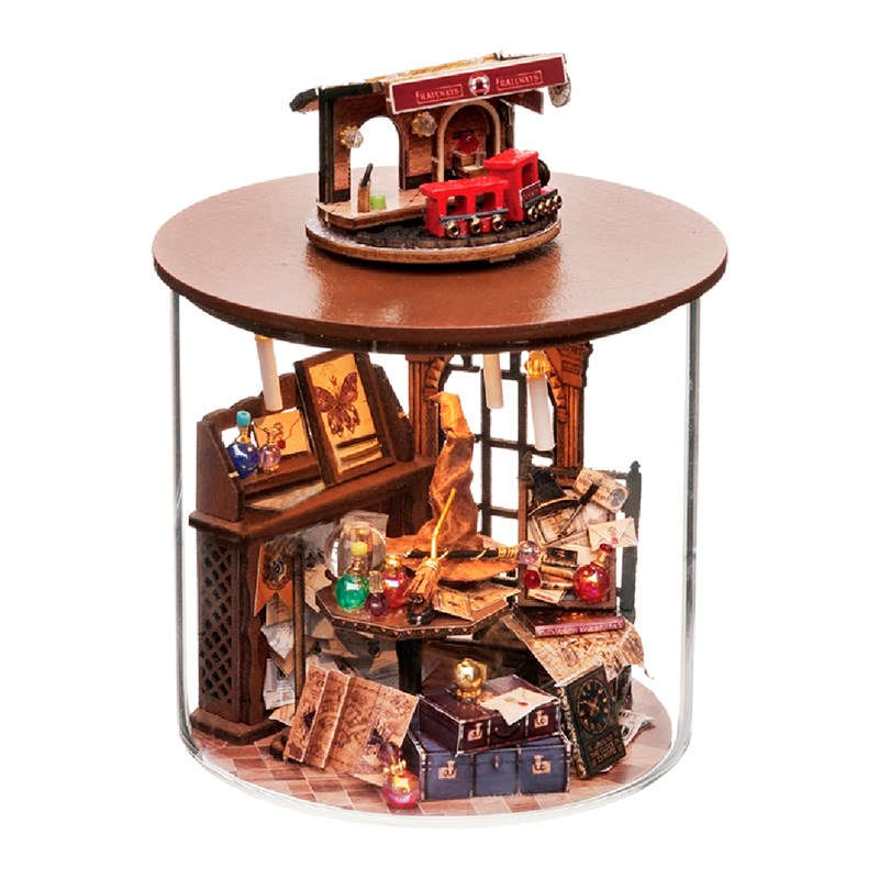 Collection bouteilles de rêve, temps magique. Maquette 3d réaliste.