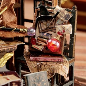 Collection bouteilles de rêve, temps magique. Maquette 3d réaliste.