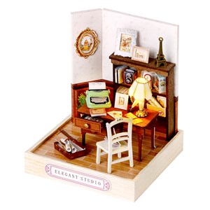 Collection coin de bonheur, étude élégante. Maquette 3d réaliste.