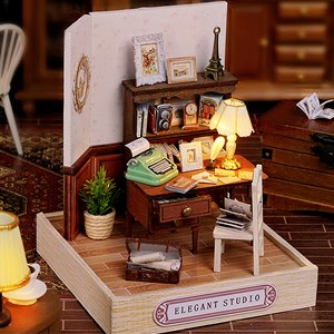 Collection coin de bonheur, étude élégante. Maquette 3d réaliste.