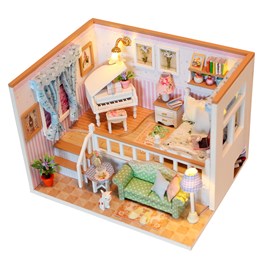 Chambre parce que je t'ai rencontré. Maquette 3d réaliste avec de grands détails