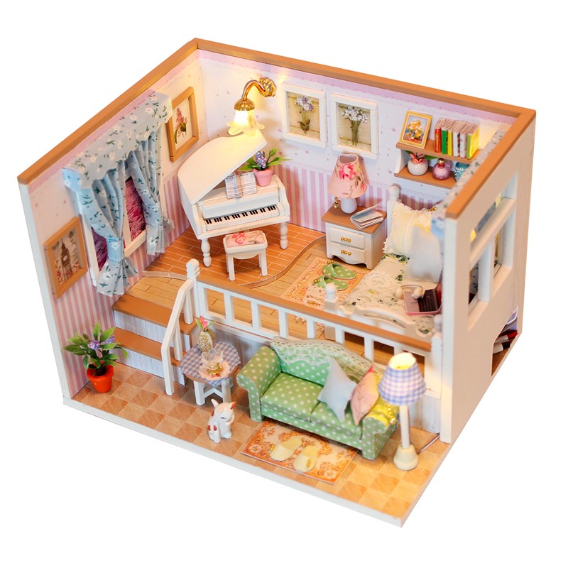 Chambre parce que je t'ai rencontré. Maquette 3d réaliste avec de grands détails