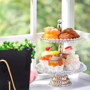 Magasin de bonbons temps des baies. Maquette 3d réaliste.