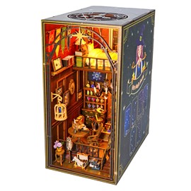 Maison magique mira. Coin lecture réaliste avec beaucoup de détails.