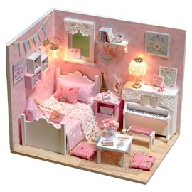 Chambre de la princesse du soleil. Maquette 3d, réaliste.