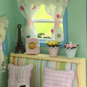 Caravane, un voyage dans le temps. Maquette 3d, réaliste.