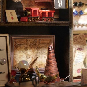 Une maison pleine de magie. Maquette 3d réaliste .