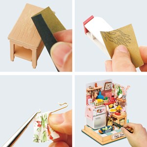 Taste life (cuisine). Maquette de maison de poupée.