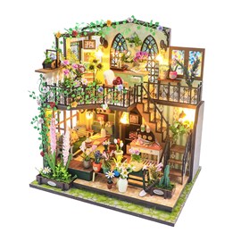 Maison de fleurs de darcy. Maquette 3d réaliste avec beaucoup.