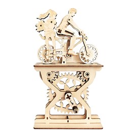 Maquette en bois 3d, avec mouvement mécanique.