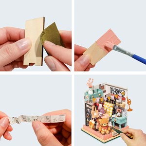 Sweet dream (chambre). Maquette de maison de poupées.