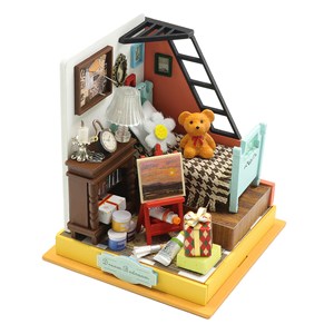 Chambre à coucher de rêve. Maquette 3d réaliste.