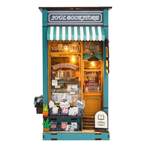 Bibliothèque alma. Coin lecture réaliste avec un grand détail.