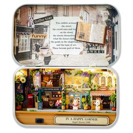 Coin du bonheur. Maquette 3d pliable, réaliste.