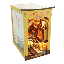 Vacances à sakura. Book nook réaliste avec de grands détails.